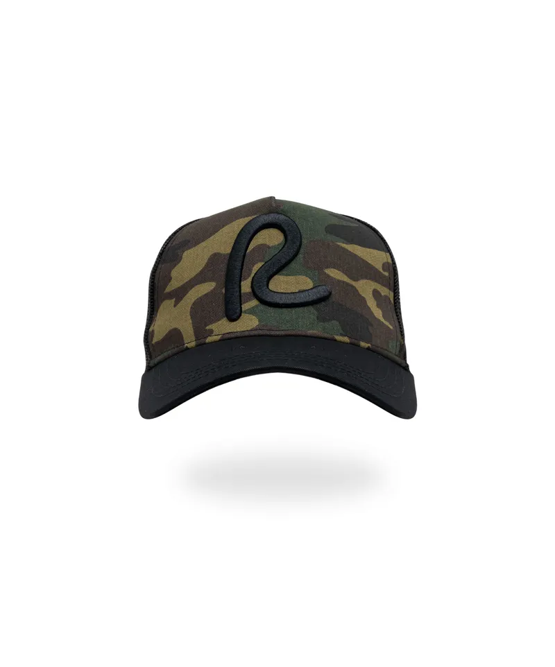 Rewired R Trucker Cap - Camo-1